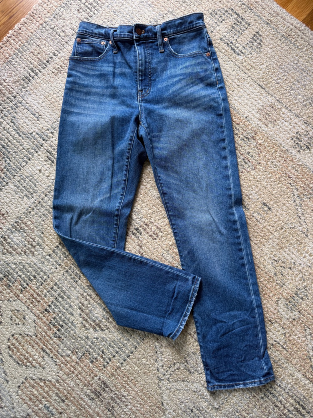 Madewell Women's Medium Wash Classic Straight Jeans